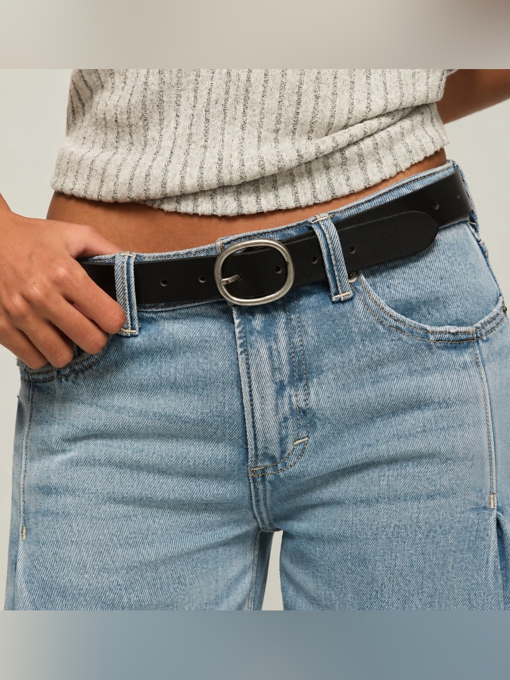 Lucky Brand - Pull Through Leather Belt - Picture 2 of 5